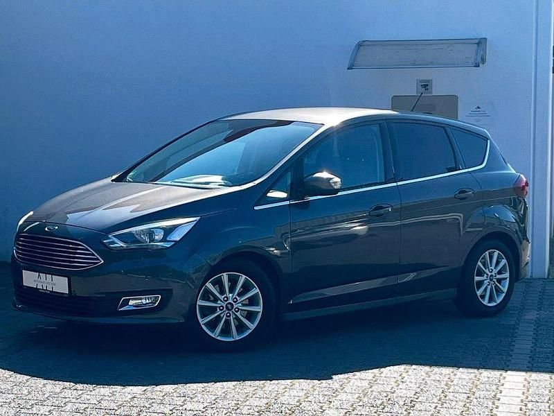 Grau Gebraucht 2017 Ford C-MAX Titanium Van / Kleinbus | 13.800 € (Fairer Preis) - Bild 1/4