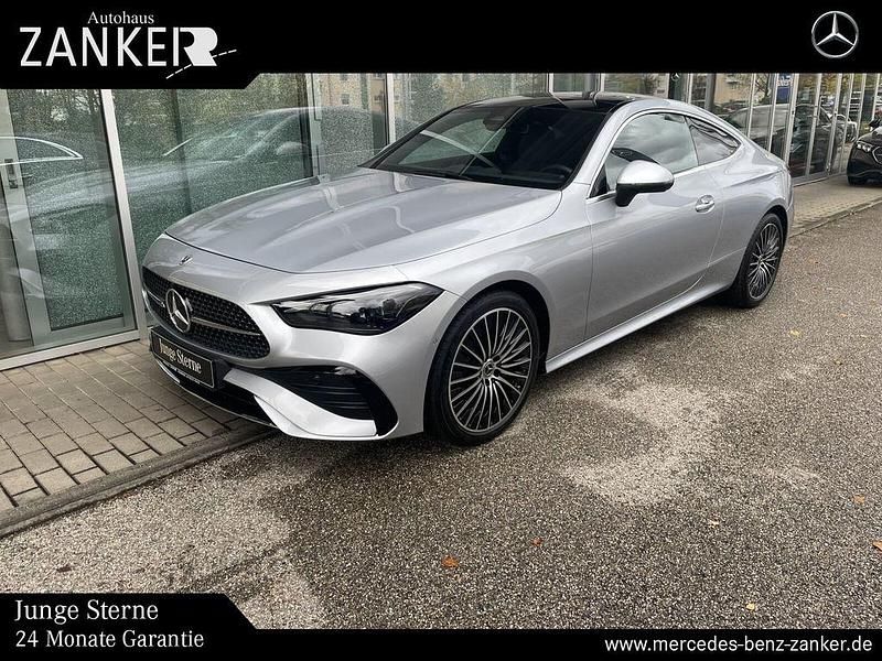 Silber Gebraucht 2024 Mercedes CLE300 AMG Coupé | 54.600 € (Superpreis) - Bild 1/4