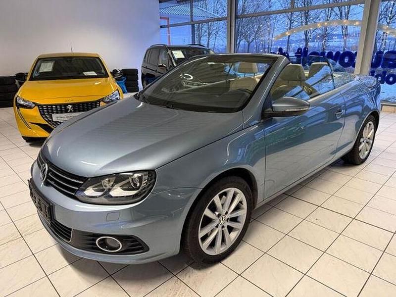 Blau Gebraucht 2012 VW Eos Sportline Cabrio | 11.490 € (Fairer Preis) - Bild 1/4