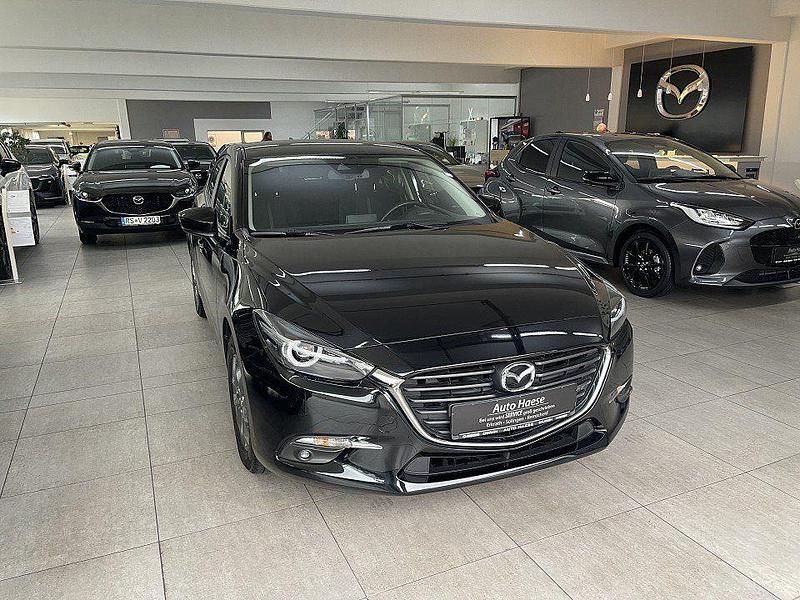 Schwarz Gebraucht 2018 Mazda 3 Exclusive-Line Limousine | 15.990 € (Fairer Preis) - Bild 1/4