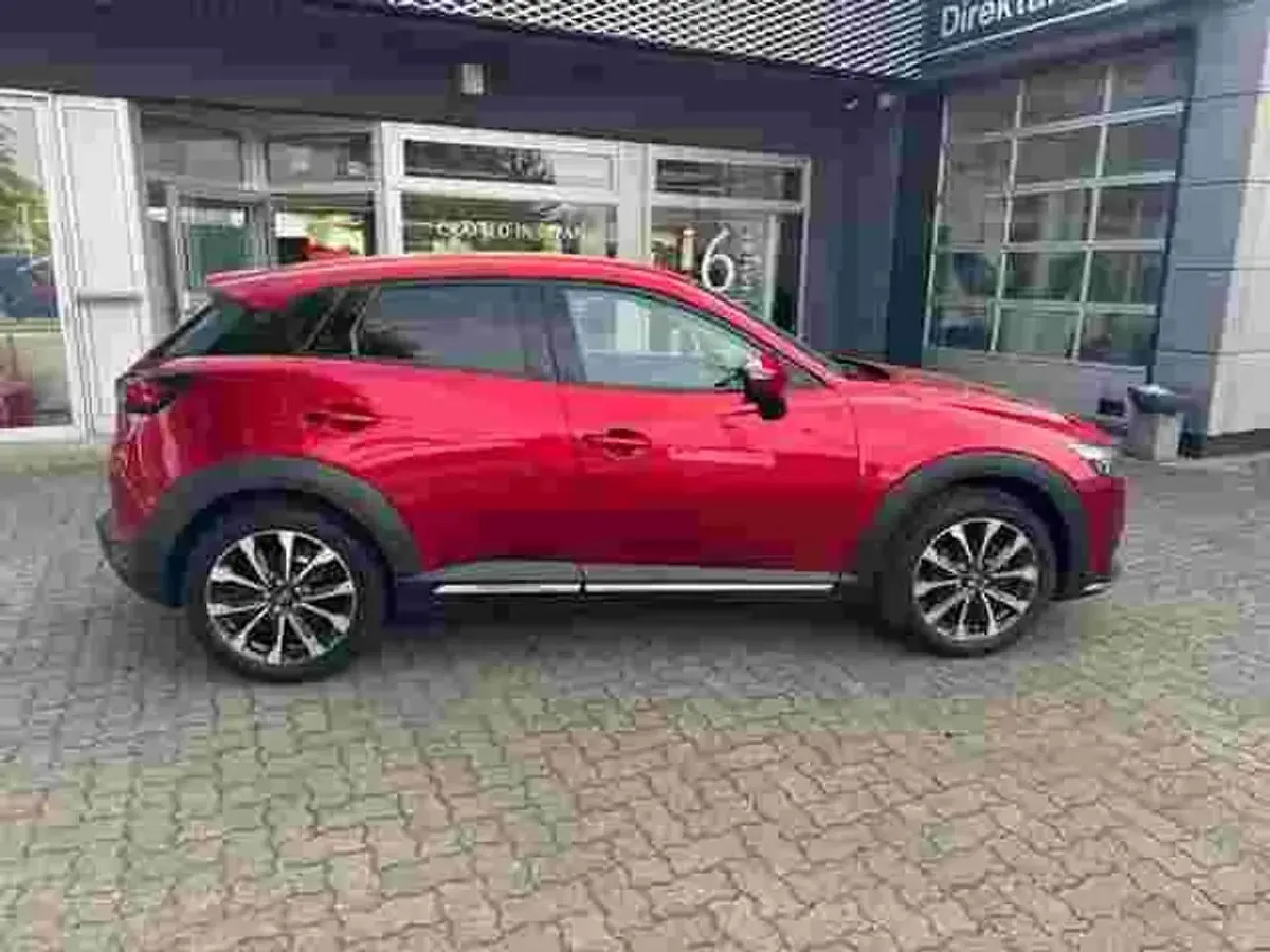Gebraucht Mazda CX-3 Selection 121 PS (88 kW) 2021 Magmarot metallic (metallic) SUV