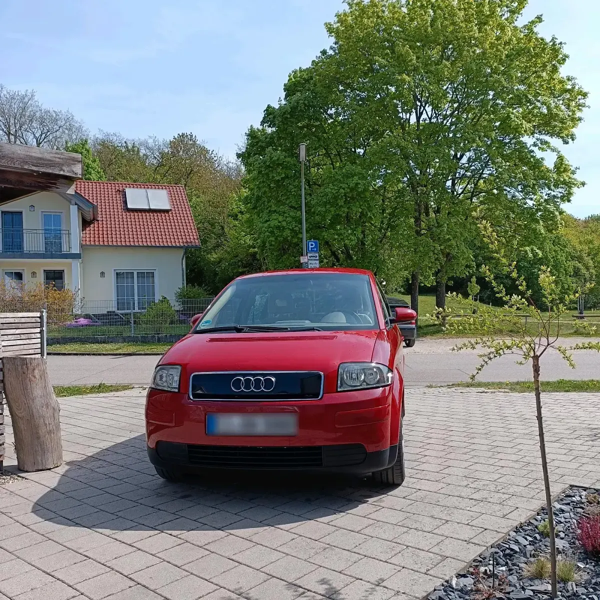 Gebraucht Audi A2 75 PS (55 kW) 2003 Rot Kleinwagen