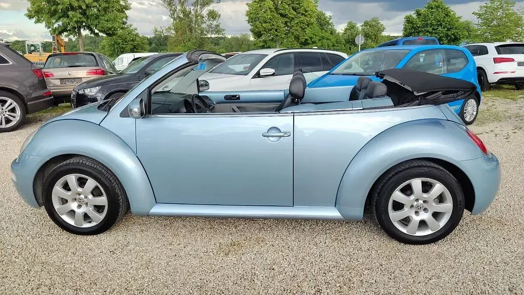Gebraucht VW New Beetle Cabriolet Highline 102 PS (75 kW) 2007 Blau Cabrio