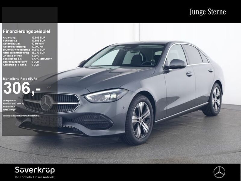 Grau Gebraucht 2024 Mercedes C180 Avantgarde Limousine | 38.818 € (Etwas zu teuer) - Bild 1/2