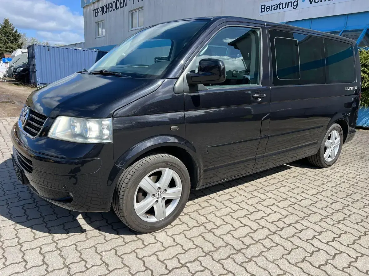 Gebraucht VW Multivan United 131 PS (96 kW) 2009 Schwarz Van / Kleinbus