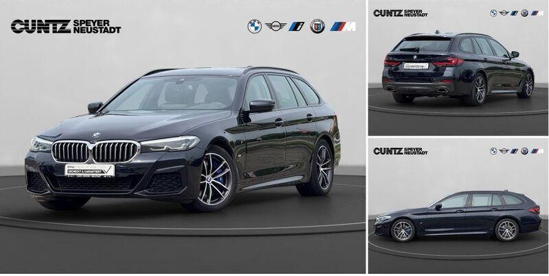Carbonschwarz Gebraucht 2022 BMW 530 M Sport Kombi | 38.960 € (Fairer Preis) - Bild 1/4