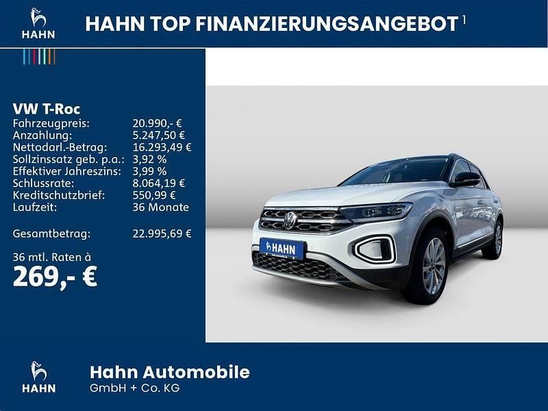 Gebraucht VW T-Roc Style 110 PS (80 kW) 2023 Pure white SUV