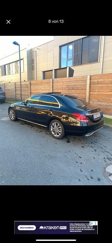 Gebraucht Mercedes C220 170 PS (125 kW) 2018 Schwarz Limousine