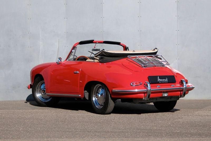 Gebraucht Porsche 356 75 PS (55 kW) 1961 Rot Cabrio