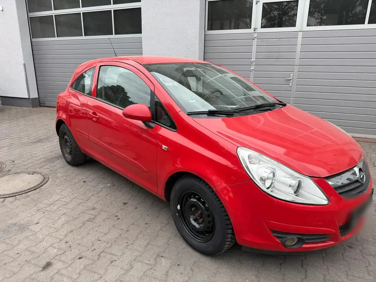 Gebraucht Opel Corsa 60 PS (44 kW) 2007 Rot Kleinwagen