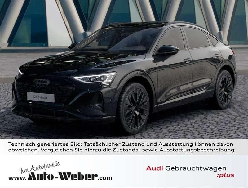 Schwarz Gebraucht 2023 Audi Q8 Sportback e-tron S-Line SUV | 61.890 € (Fairer Preis) - Bild 1/3