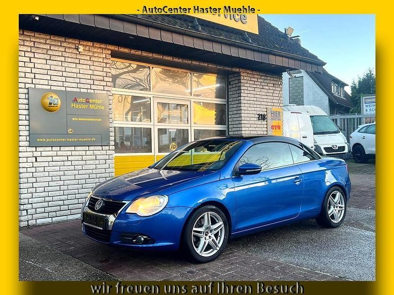 Blau Gebraucht 2010 VW Eos Cabrio | 11.950 € (Teuer) - Bild 1/4