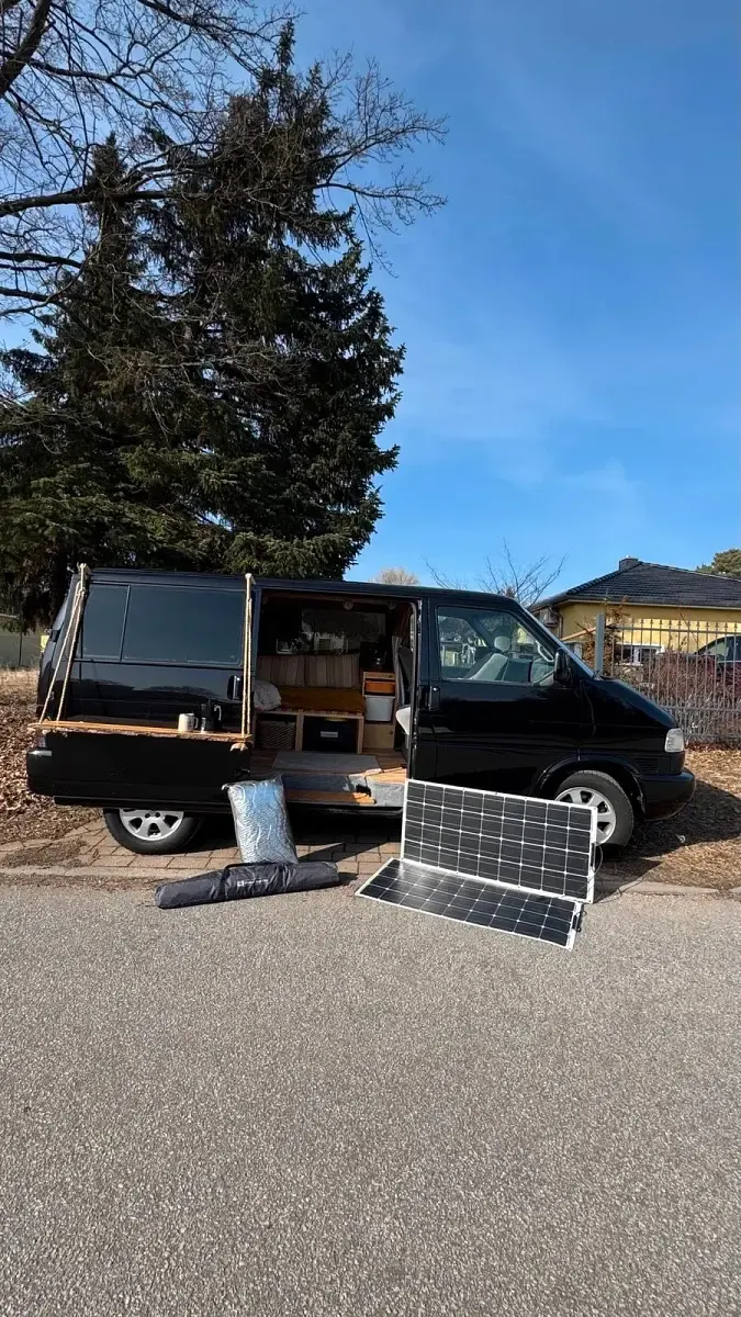 Używany VW Transporter 2000 Czarny Van