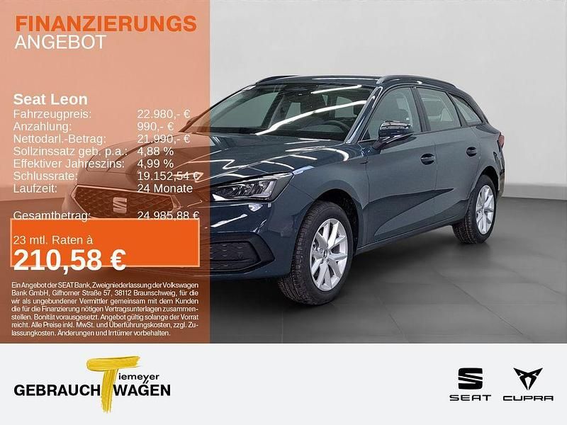 Neu Seat Leon Style 116 PS (85 kW) 2026 Blau Kombi