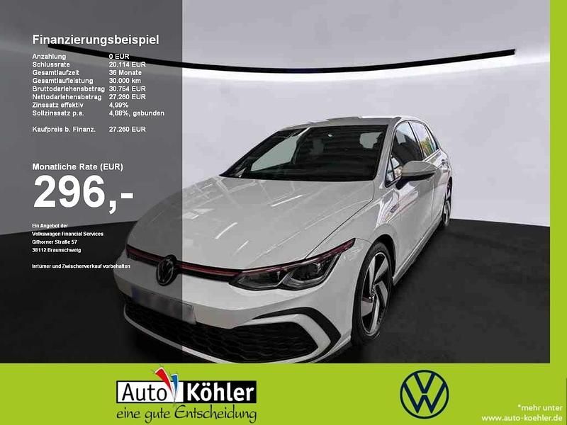 Pure white / soulschwarz Gebraucht 2022 VW Golf VIII GTI Limousine | 27.260 € (Guter Preis) - Bild 1/3