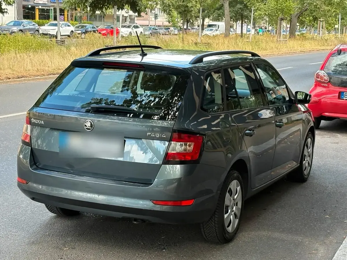 Gebraucht Skoda Fabia 75 PS (55 kW) 2019 Grau Kleinwagen