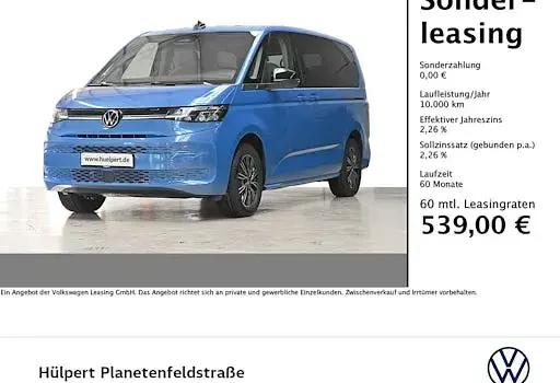 Nowe VW Multivan 150 KM (110 kW) 2026 Niebieski Minivan