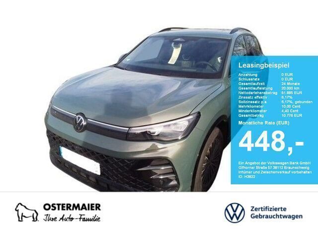 Cipressinogrün metallic Gebraucht 2024 VW Tiguan Style SUV | 51.855 € (Fairer Preis) - Bild 1/2