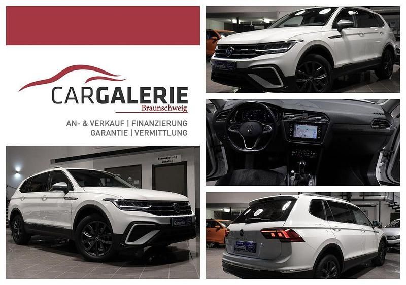 Pure white Gebraucht 2022 VW Tiguan Allspace Life SUV | 26.650 € (Guter Preis) - Bild 1/4