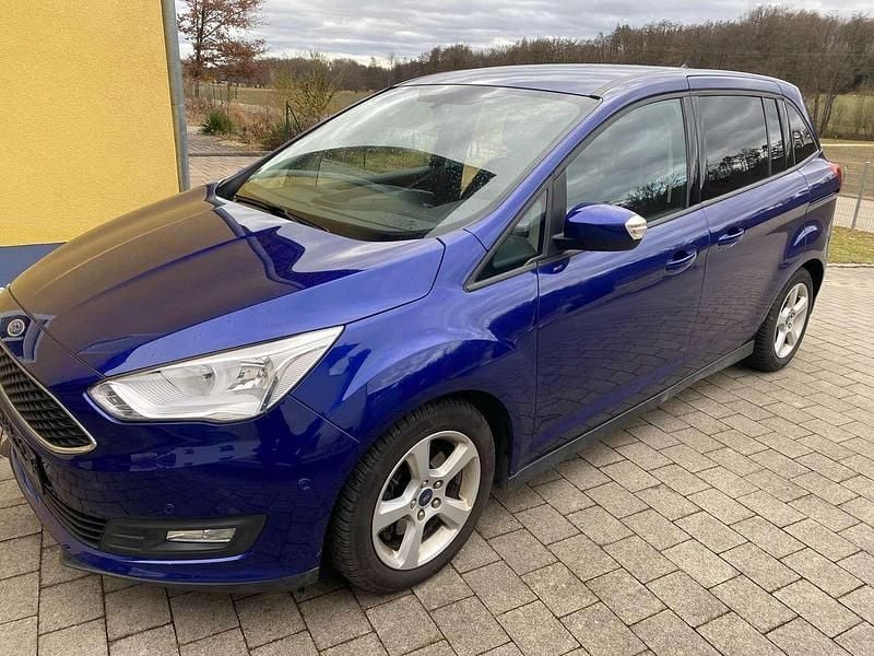 Gebraucht Ford Grand C-Max 125 PS (91 kW) 2017 Indicblau metallic Van / Kleinbus