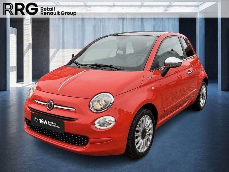 Orange Gebraucht 2022 Fiat 500 Dolcevita Limousine | 9.990 € (Guter Preis) - Bild 1/3
