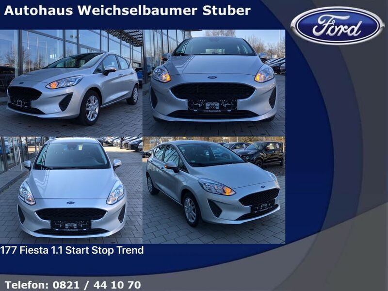 Silber Gebraucht 2019 Ford Fiesta Trend Kleinwagen | 9.900 € (Fairer Preis) - Bild 1/4