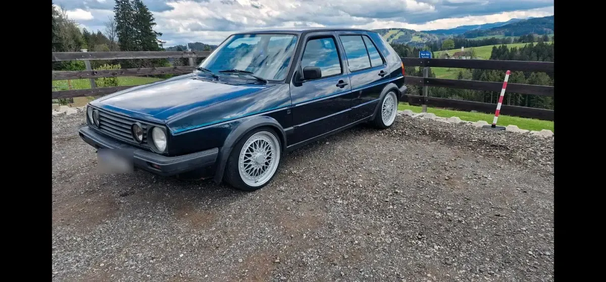 Gebraucht VW Golf II 70 PS (51 kW) 1990 Blau Kleinwagen