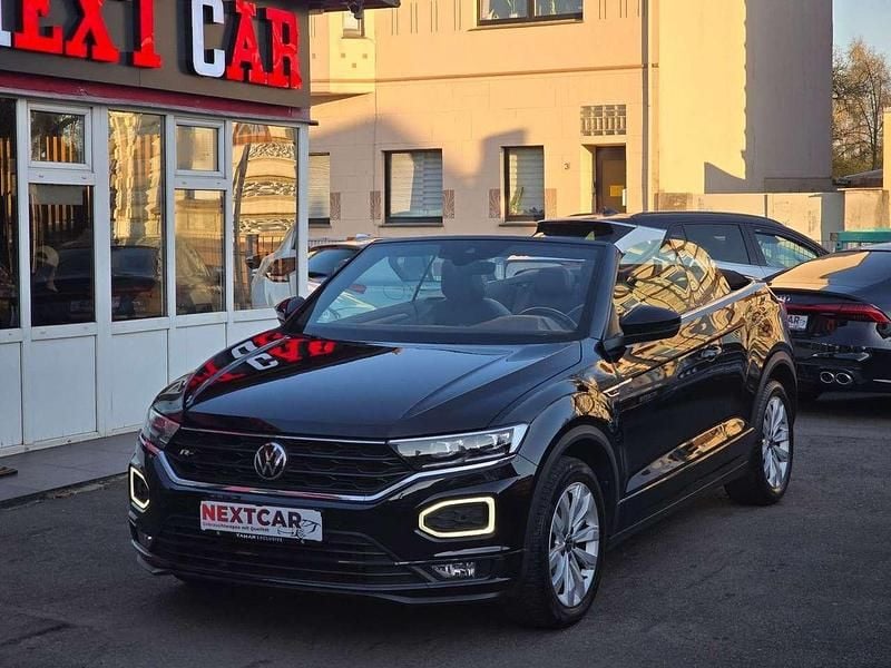 Gebraucht VW T-Roc Cabriolet R-line 150 PS (110 kW) 2020 Deep black perleffekt Cabrio