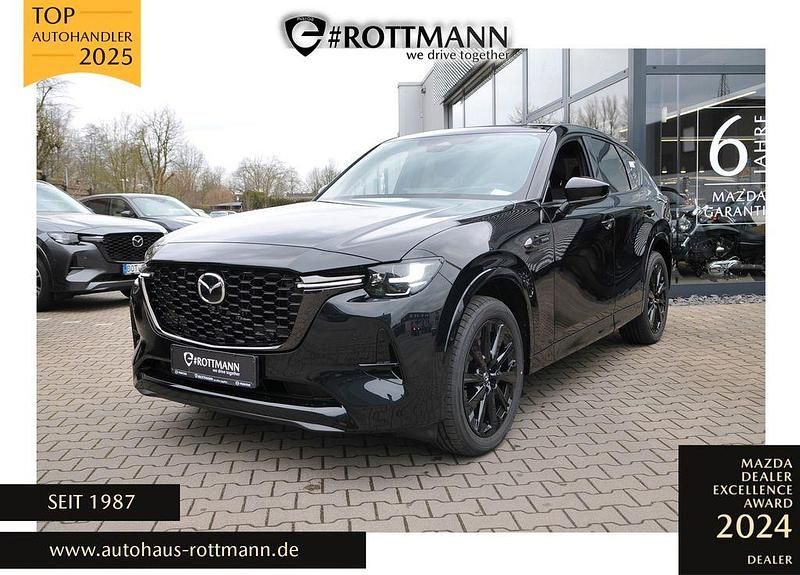Schwarz Gebraucht 2025 Mazda CX-60 Homura-Line SUV | 47.290 € (Etwas zu teuer) - Bild 1/4