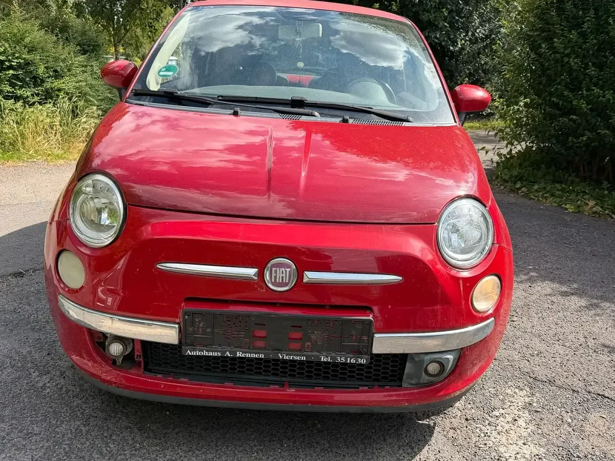 Gebraucht Fiat 500 69 PS (50 kW) 2009 Rot Cabrio