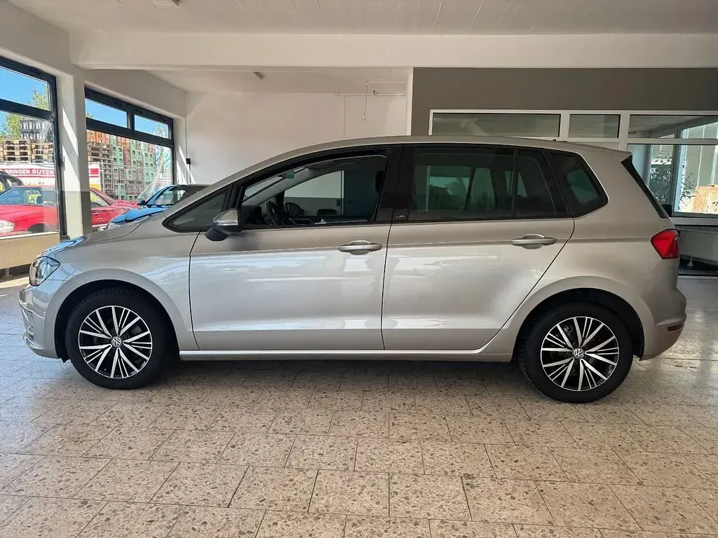 Gebraucht VW Golf Sportsvan Allstar 110 PS (80 kW) 2016 Silber Van / Kleinbus
