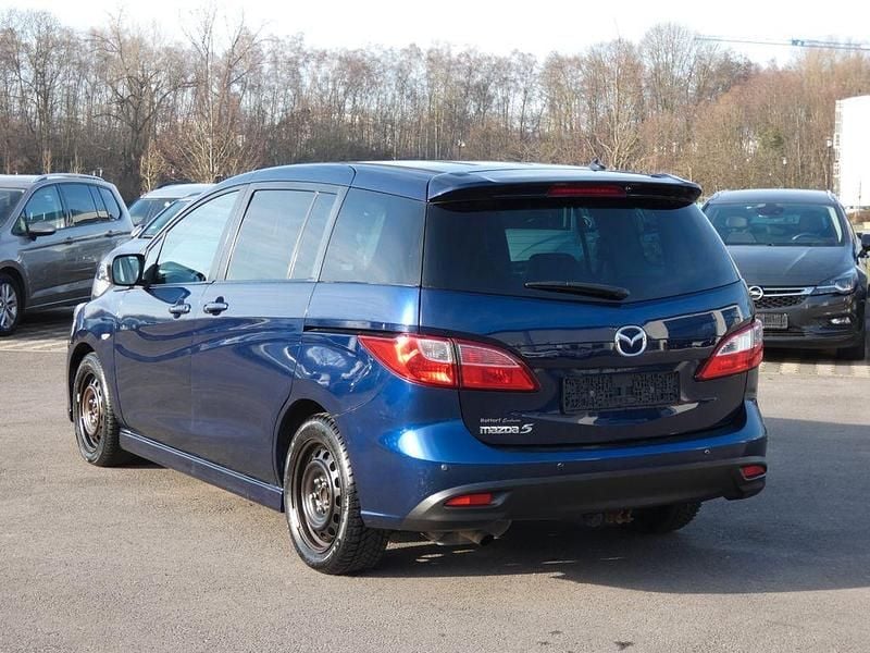Gebraucht Mazda 5 Sports-Line 150 PS (110 kW) 2012 Blau Van / Kleinbus