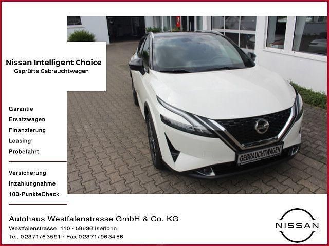 Weiß Gebraucht 2022 Nissan Qashqai Tekna SUV | 23.950 € (Etwas zu teuer) - Bild 1/4