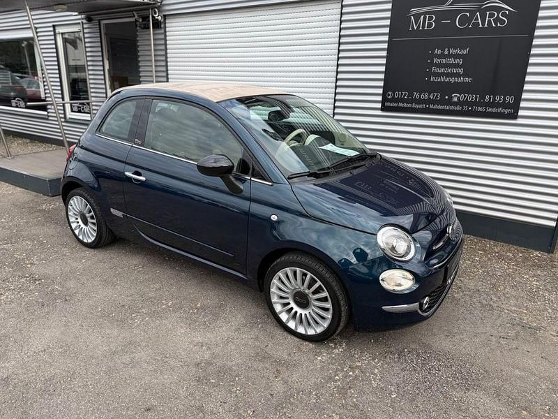 Gebraucht Fiat 500 Lounge 86 PS (63 kW) 2016 Blau Cabrio