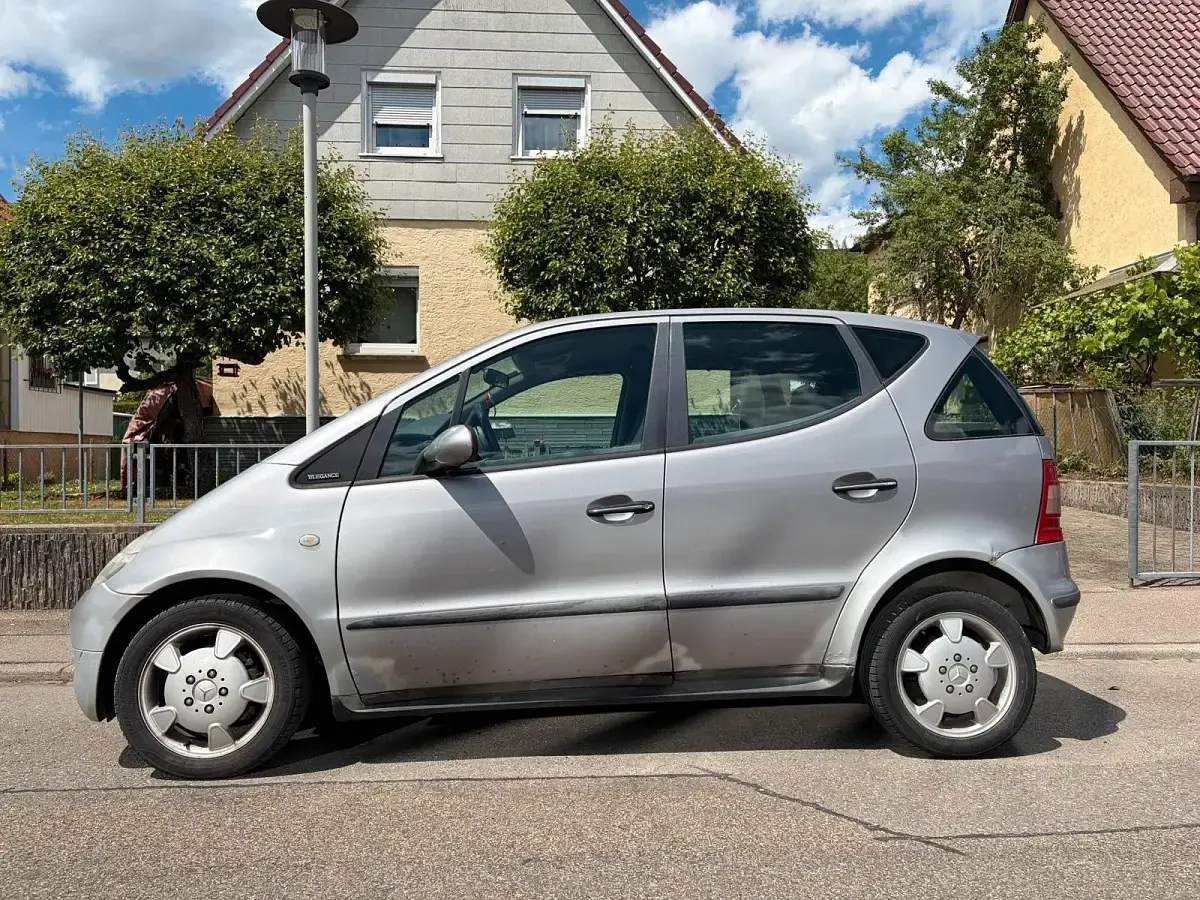 Gebraucht Mercedes A160 2003 Silber Kleinwagen