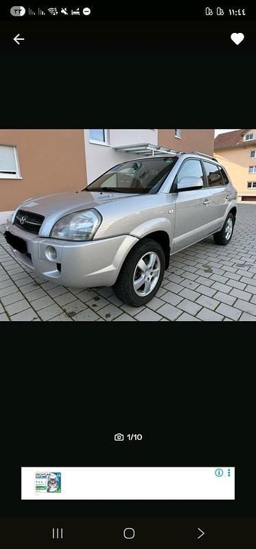 Gebraucht Hyundai Tucson 140 PS (102 kW) 2006 Silber SUV