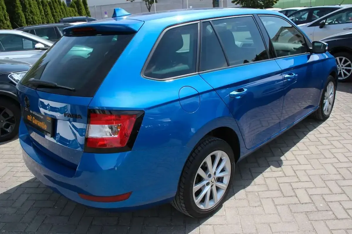 Gebraucht Skoda Fabia Soleil 110 PS (80 kW) 2019 Blau Kleinwagen
