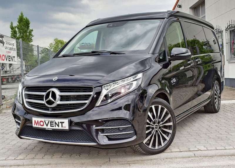 Schwarz Gebraucht 2018 Mercedes V250 Marco Polo Van / Kleinbus | 39.600 € (Fairer Preis) - Bild 1/4