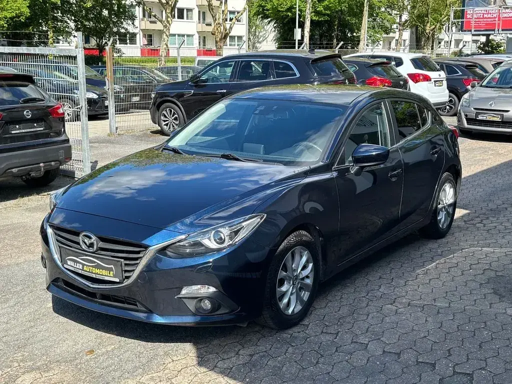Usata Mazda 3 150 CV (110 kW) 2014 Blu Berlina