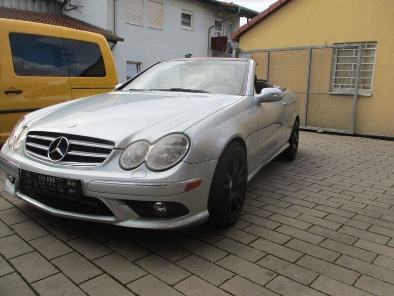 Gebraucht Mercedes CLK500 306 PS (225 kW) 2006 Silber Cabrio