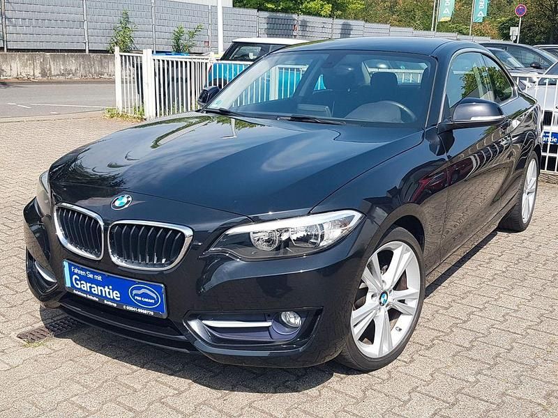 Gebraucht BMW 218 Sport Line 136 PS (100 kW) 2016 Schwarz Coupé