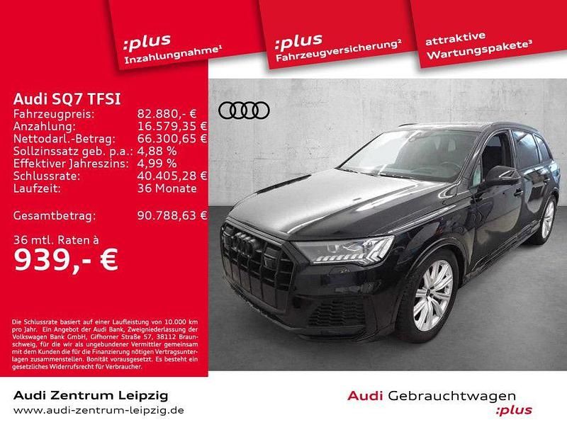 Gebraucht Audi SQ7 Competition 507 PS (372 kW) 2023 Mythosschwarz metallic SUV