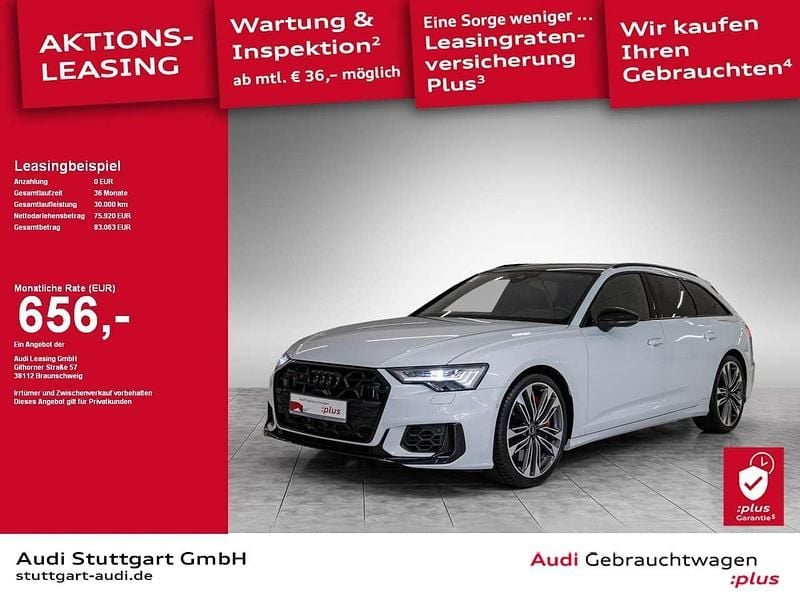 Gletscherweiß metallic Gebraucht 2024 Audi S6 Sport Kombi | 75.920 € (Fairer Preis) - Bild 1/2