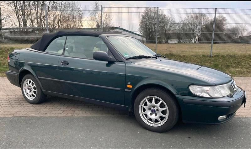 Occasion Saab 9-3 Cabriolet 130 ch (95 kW) 1998 Vert Cabriolet