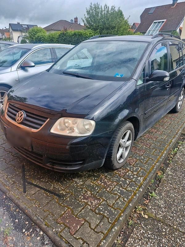 Schwarz Gebraucht 2003 VW Touran Van / Kleinbus | 1.200 € (Superpreis) - Bild 1/4