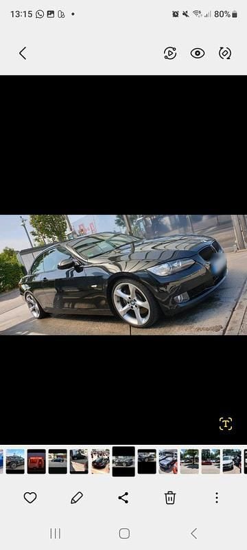 Gebraucht BMW 335 Cabriolet 306 PS (225 kW) 2007 Schwarz Cabrio