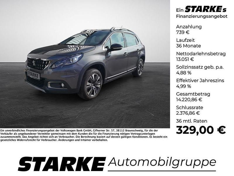 Lackierung platiniumgrau/m... Gebraucht 2019 Peugeot 2008 Allure SUV | 13.790 € (Fairer Preis) - Bild 1/4