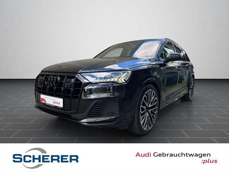 Mythosschwarz metallic Gebraucht 2022 Audi SQ7 Sport SUV | 73.450 € (Guter Preis) - Bild 1/4