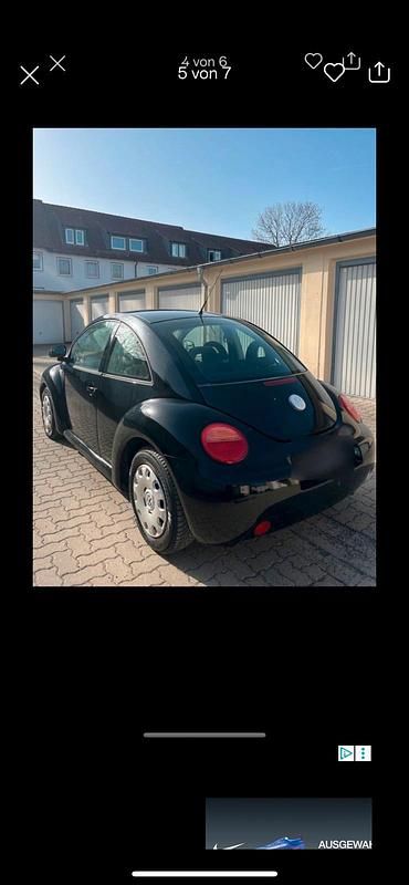 Gebraucht VW Beetle 116 PS (85 kW) 2002 Schwarz Kleinwagen
