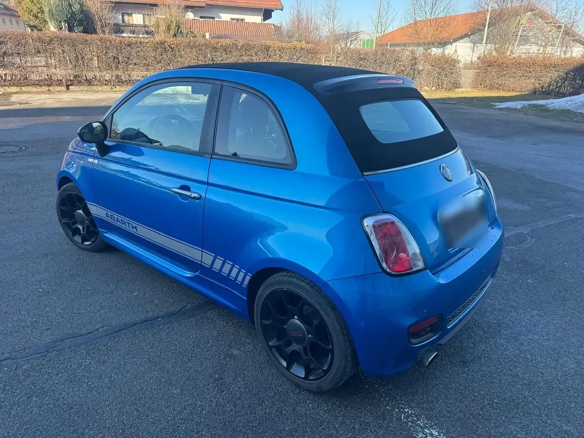 Gebraucht Fiat 500S S 69 PS (50 kW) 2014 Blau Cabrio